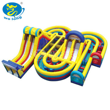 Giant inflatable obstacle, adult inflatable obstacle course, obstacle race inflatable game