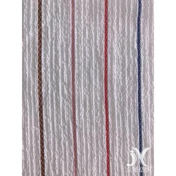 Muliticolor Stripes Crepe Fabric