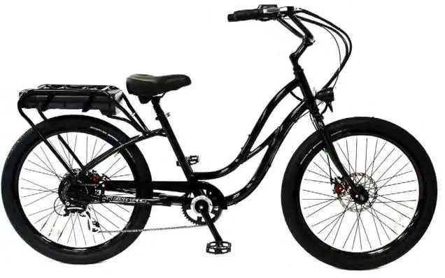 Hot Selling 26" 6061 Alloy 36V 250W Electric Cruiser Ebike