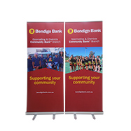 Outdoor Custom Logo Advertising Custom Logo Print Banner Roll Stand Up