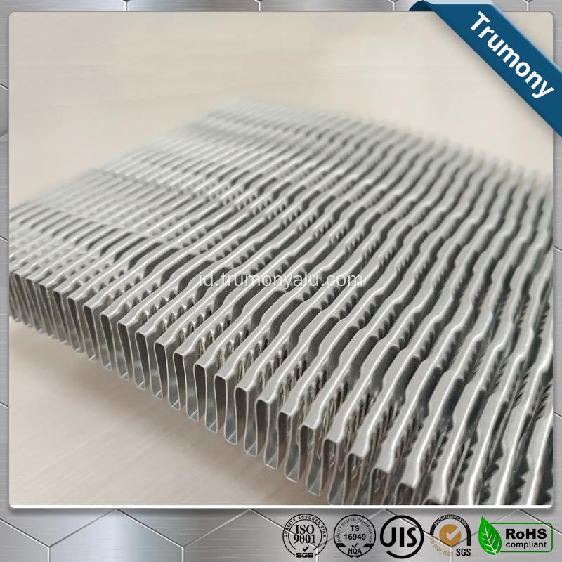 Stok Aluminium Fin untuk Air-conditioner / Radiator / Heatsink