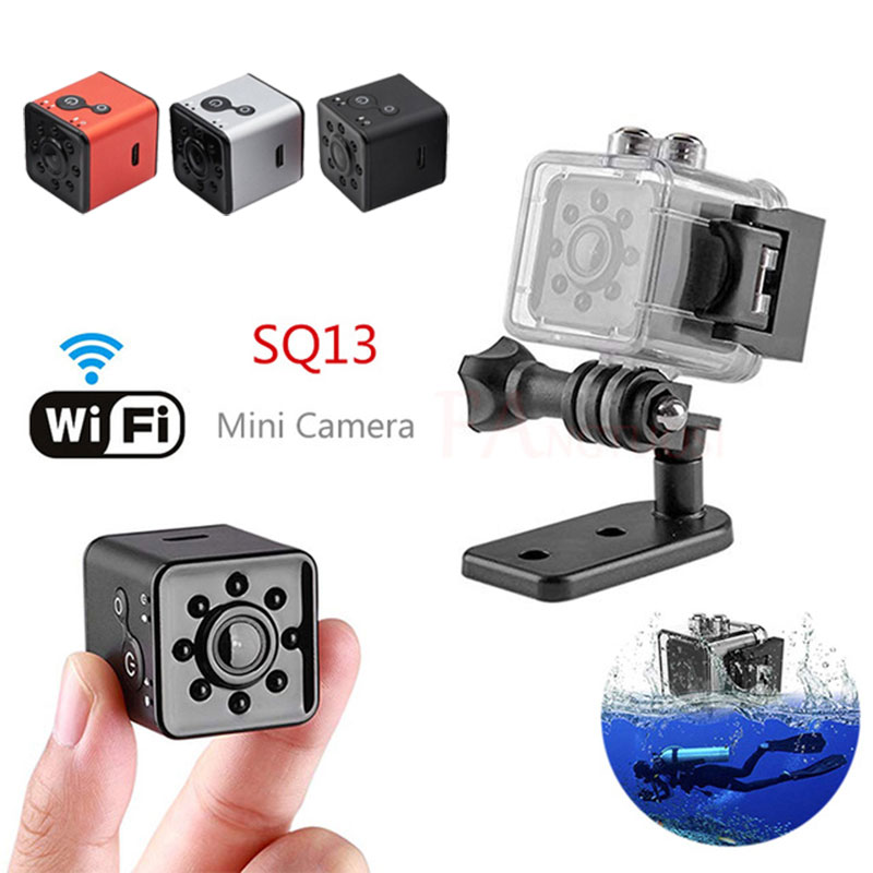 SQ13 Mini Hidden Camera WIFI IP P2P Cameras Cam Waterproof Night Vision Security CCTV Action Sport Video Cam Camera Camcorder HD