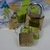 Pin tumbler brass color iron padlock