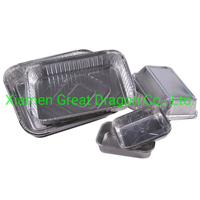 Aluminum Restaurant Take Away Box with Lids (ALM-1029)