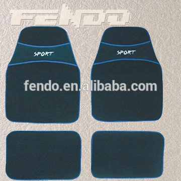Wholesale universal carpet rubber car mat pvc car floor mat car foot mat