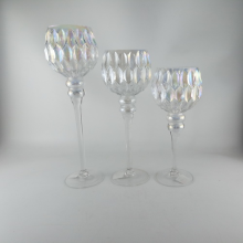 Luster Glass Candle Holder