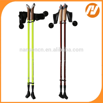 2 sections 6061 aluminum folding Walking stick