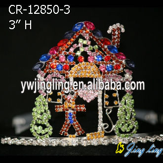 Fashion Colorful Stone Party Holiday Crown