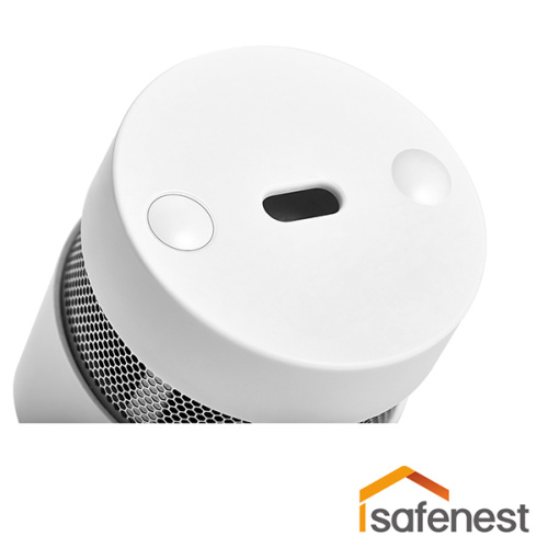 Photoelectric Smoke Alarm with Hush Feature