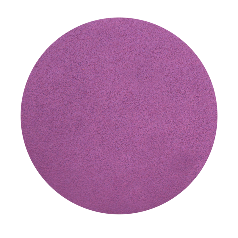 SUNPLUS Hook and Loop Purple Film Backing Aluminum Oxide Sanding Disc Strong Ceramic Film Sandpaper