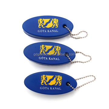 Custom Oval PU Foam Keyrings & Promotional Floating Keychains