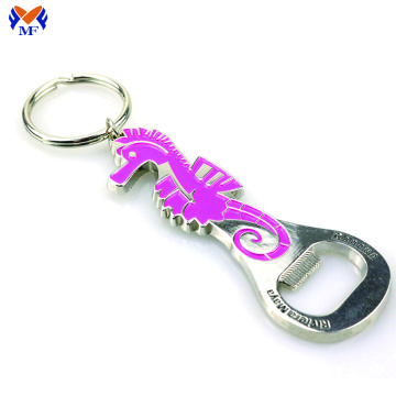Metal horse bottle opener keychain in bulk