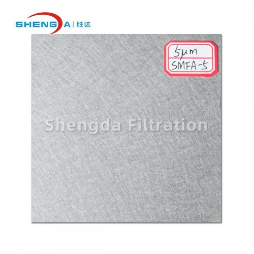 Μη υφασμένες μεταλλικές ίνες Sintered Felt Nylon Fiber Filter