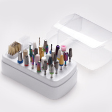 2-in-1 Nail Drill Bits Holder with Cleaner