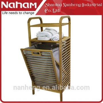 Bathroom Bamboo Storage Laundry Hamper FSC/BSCI