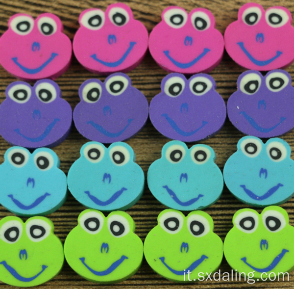 Cute Panda Frog Animal Boxed Eraser