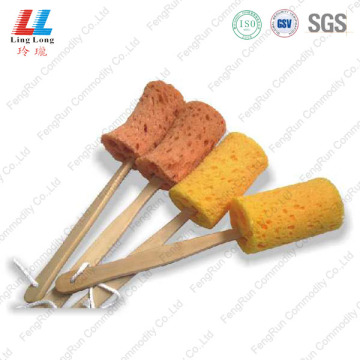 Smooth Brush Sponge With Wooden Stick