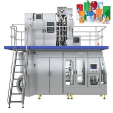 Automatic Aseptic Juice Brick Carton Filling Machine and Tetra Milk Production Line