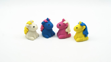 Unicorn Shape 3D Eraser