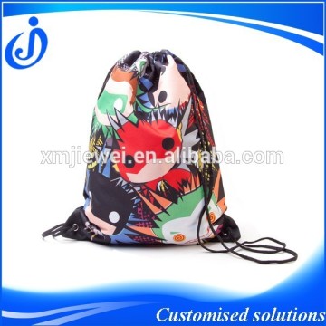 Printing Polyester Satin Drawstring Bag