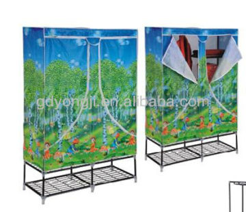 Cloth wardrobe folding wardrobe metal wardrobe