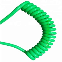 CURT TPU Electrical Extension Cord: Curly Cable Spring Coiled with Connector" 

However, considering the exact phrase provided and aiming to keep it as accurate as possible:

"PUR TPU Electrical Extension Cord: Curly Cable Spring Coiled with Connector