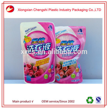 Gravure printing custom printed stand up shampoo pouch