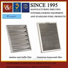Factory Made Hot Sale Stainless Steel Baffle Grease Filter