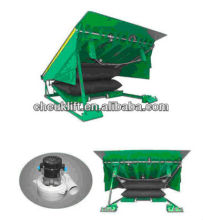 Cargo platform with airbag height adjustment plate