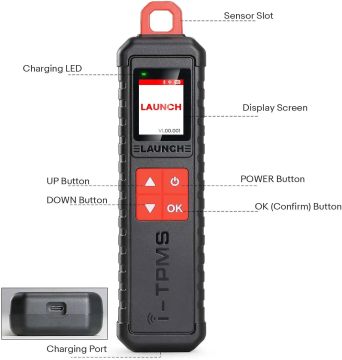 X-431 ITPMS: Tire Pressure Sensor Activator & Diagnostic Tool