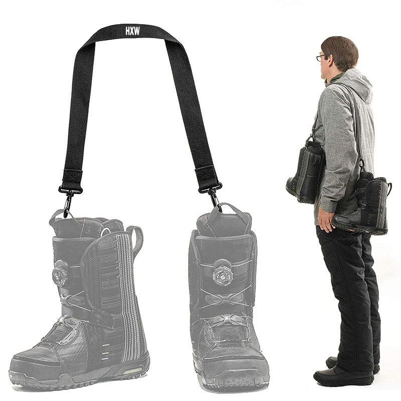 Alpine Ski Boot Carrier Strap med krok