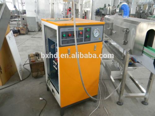 bottle sleeve label shrinking machine with steam generator