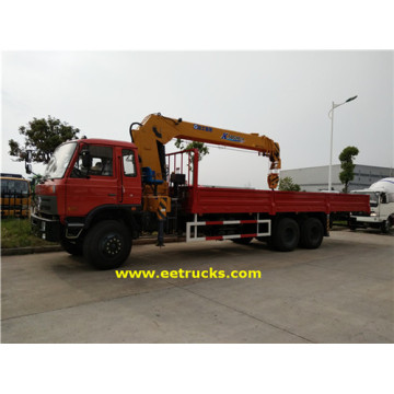 Dongfeng 12 Wheeler 10T Hydraulic Crane Trucks