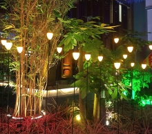 Landscape decorative optical fiber led garden light