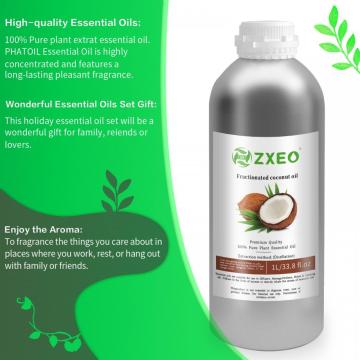 Oil orgánico MCT C8 Etiqueta privada Aceite MCT 100% puro, adicional Virgin MCT Coconut Oil