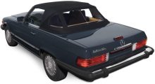Convertible Soft Top For Mercedes R107 1973-1989 (Black)