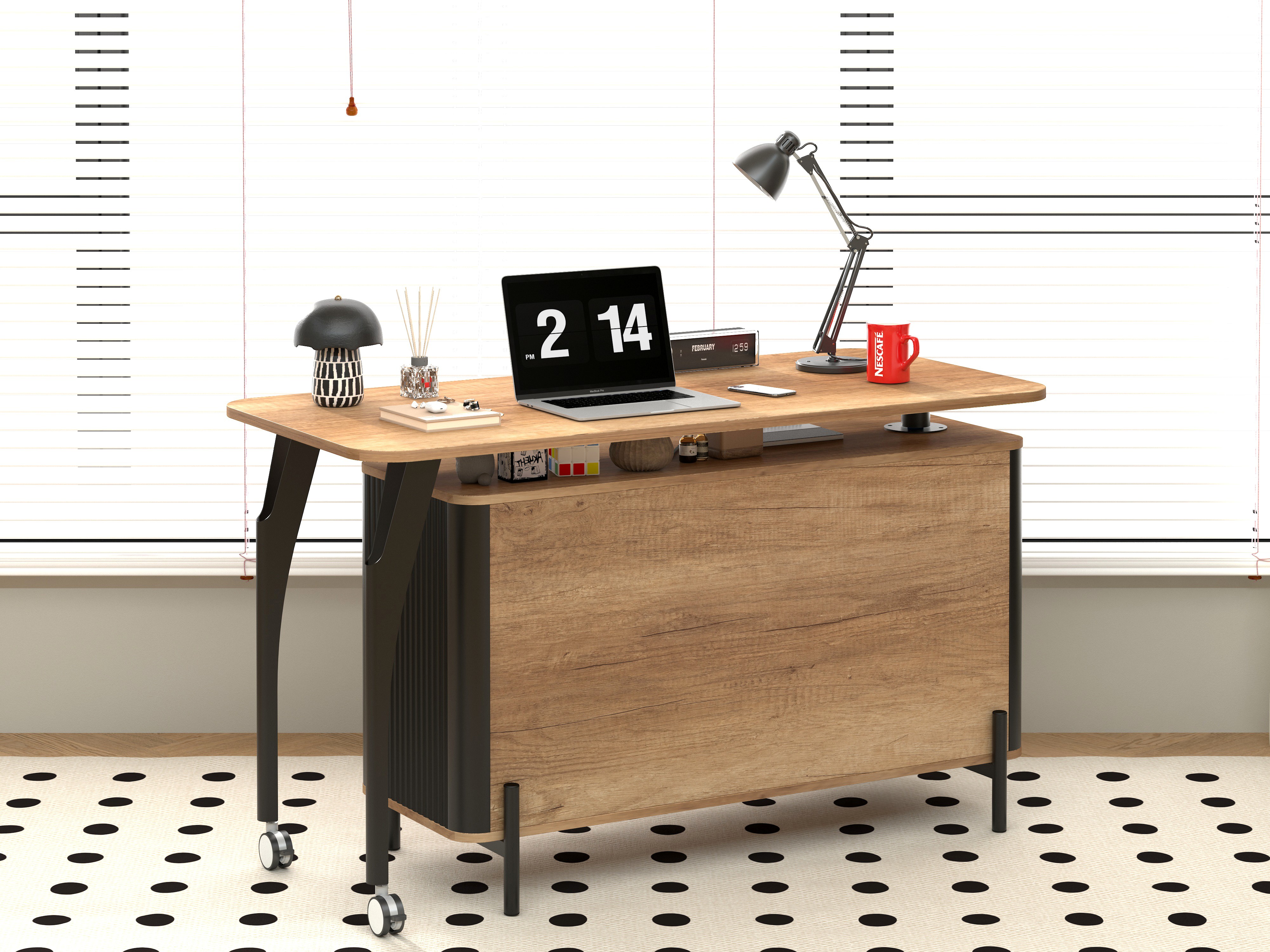 چرخش 360 درجه L-DESK CT-3888 05 360° Rotating L-DESK CT-3888 05