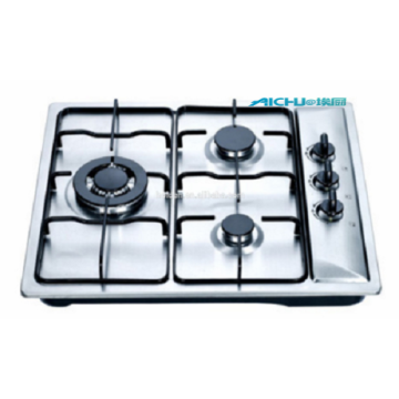 3 Burners Stainless Steel Gas Hob