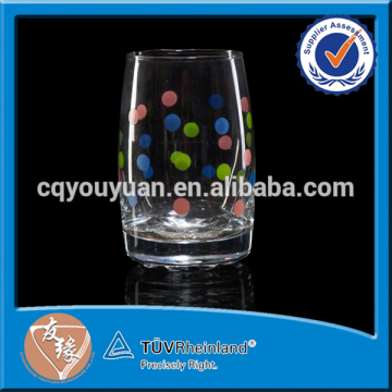 Decorative Glass Stemware 25CL Measuring Drinking Glass Cup