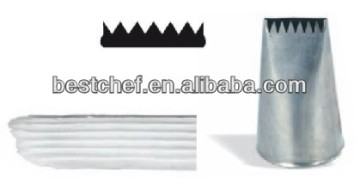 stainless steel Yule log tubes set 12 pcs