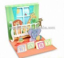 creative cute kids cartoon handmade greeting card in different themes