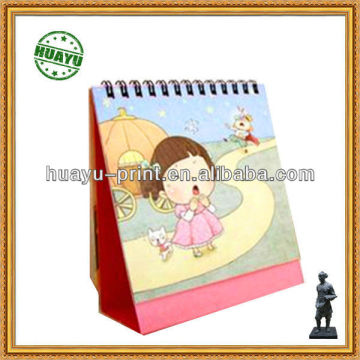 cartoon desktop calendar printing/high quality desktop calendar printing/fancy paper desktop calendar printing