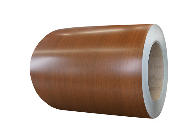 Anti scratch wood grain aluminium shutter coil