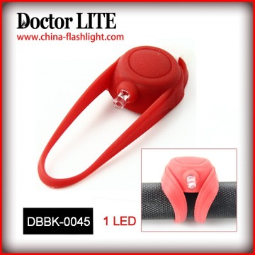 Promotion LED Bicycle Light Lamp Silicone Rear Waterproof Safety Bike LED Light,small bicycle lighting