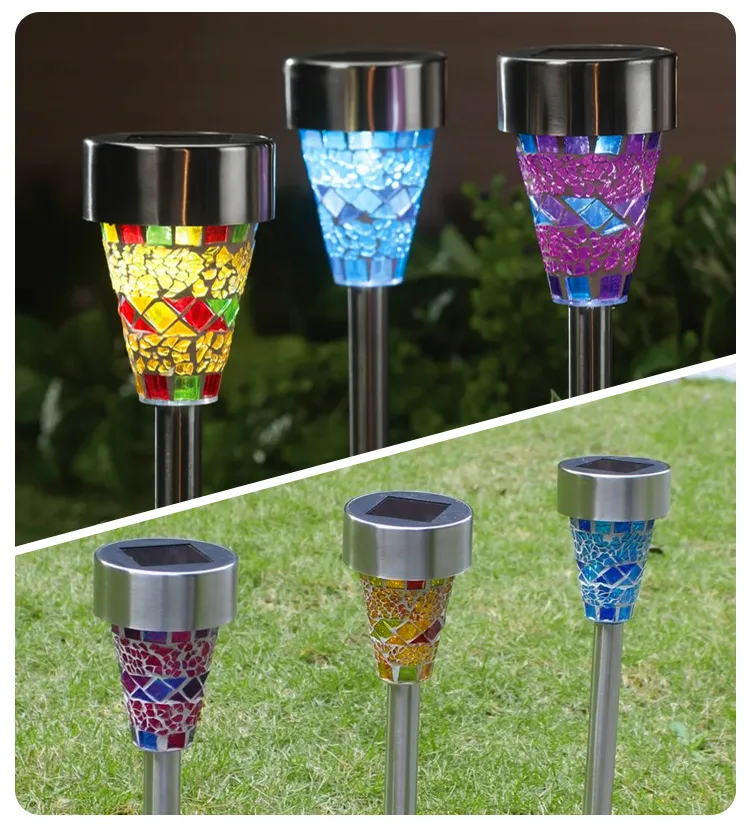 Premium Stainless Steel Garden Spike Lights for Pathways