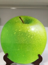 fruit shape tempered glass cutting board