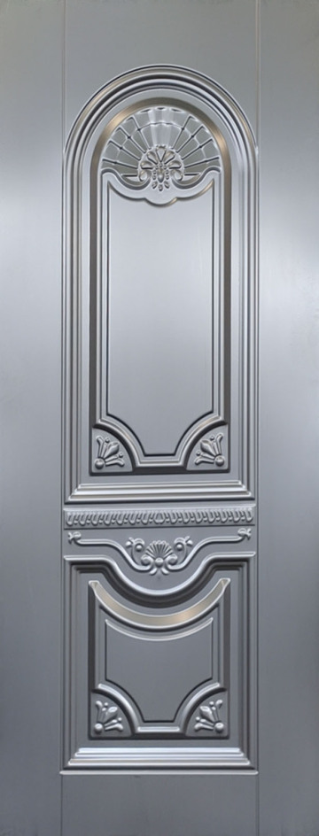 Decorative steel door sheet