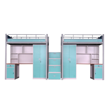 Compact Bunk Bed with Desk Combo for Dorm Rooms