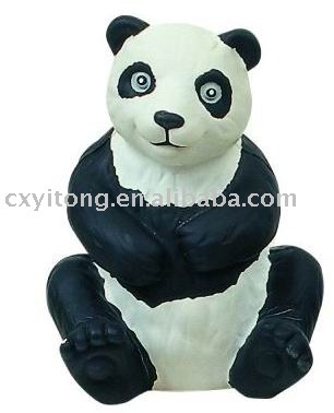 PU stress toy-Panda stress balls