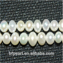 4-5mm White Potato Shaped Loose Seed Pearl Strand